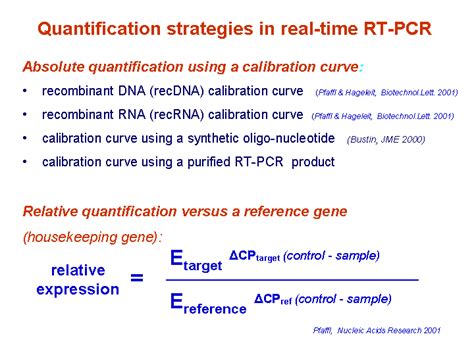 Gene Quantification Real Time Pcr Quantification Strategy