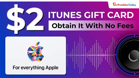 Free Itunes Gift Card Getfreebiestoday