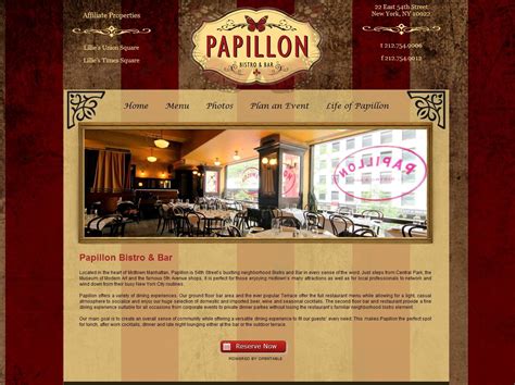 Papillon Bistro | Event life, Bistro, How to plan