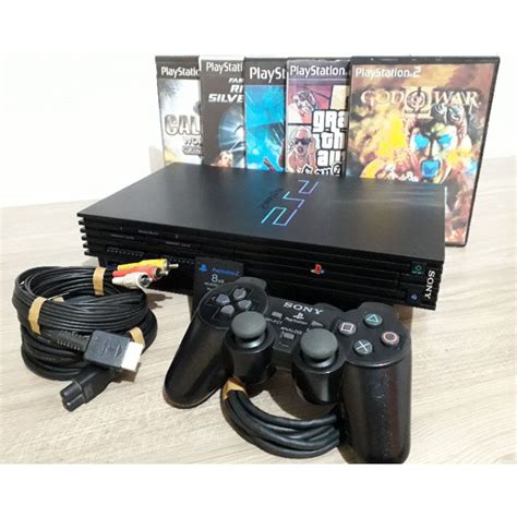 Playstation Ps2 Fat Completo E Funcionando 100 Shopee Brasil