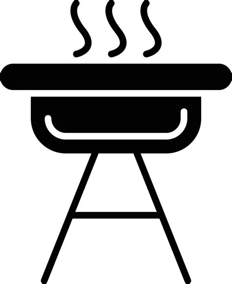 Grill Glyph Icon Vector Art At Vecteezy