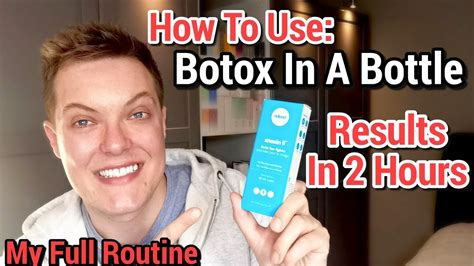 My Botox In A Bottle Skincare Routine Anti Aging In 2hrs Youtube