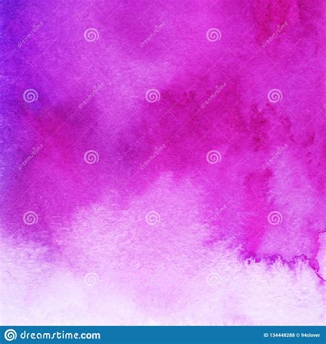 Plastic Hot Pink and Purple, Trendy Watercolor Background. Great Design Element for Brochure ...