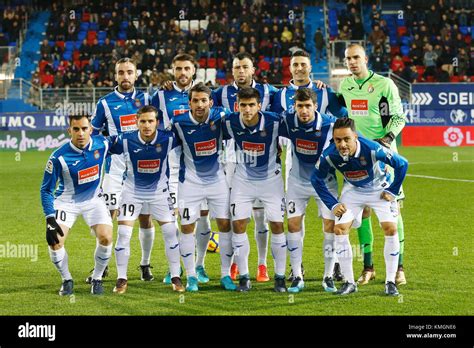 Eibar Spain Rd Dec Rcd Espanyol Team Group Line Up Espanyol