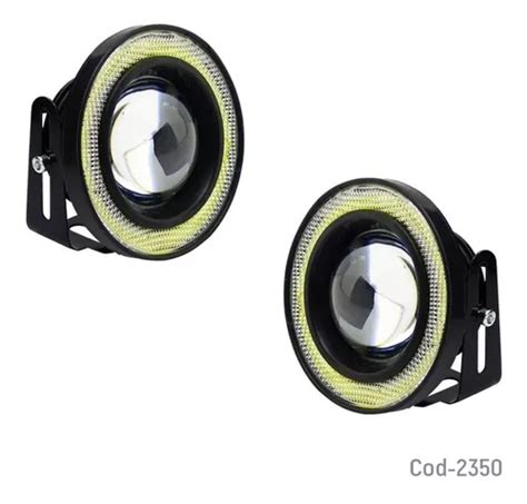 Neblinero Led Con Ojo De Angel 12v Modelo R500 De 89mm Cuotas Sin