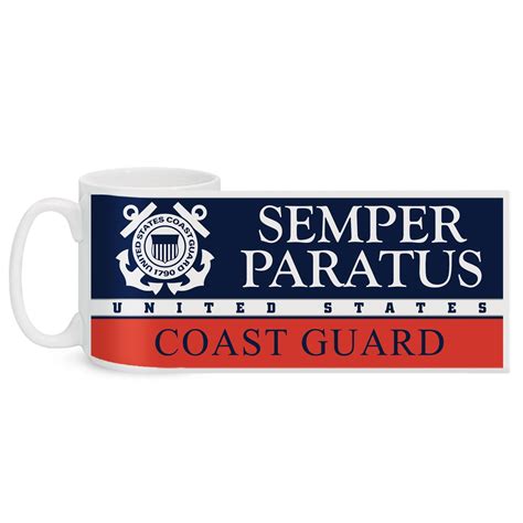 Coast Guard Mug Semper Paratus Stripe Shopcgx