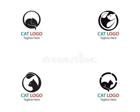 Plantilla Del Vector Del Dise O De Cat Logo Stock De Ilustraci N