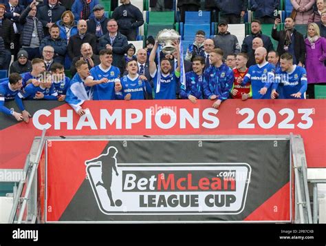 Jamie Glackin Coleraine Fc Player Betmclean Cup Final Linfield