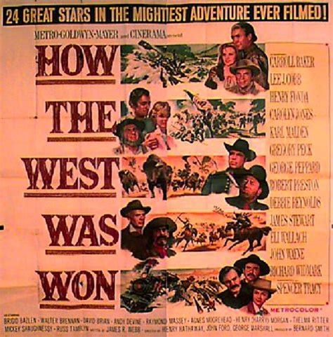 How the West Was Won 1962 U.S. Six Sheet Poster - Posteritati Movie ...