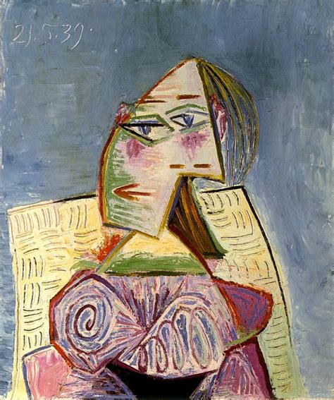 Buste De Femme En Costume Violet Pablo Picasso