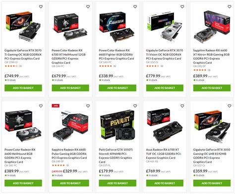 GPU stock levels are now so good today's brutal pricing cannot last ...