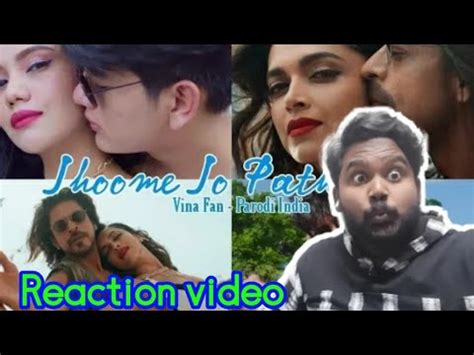 Jhoome Jo Pathaan Vina Fan Version Parodi Recreate Reaction Video