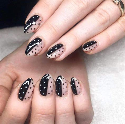 60 Polka Dot Nail Designs For The Season That Are Classic Yet Chic Polka Dot Nails Dots Nails