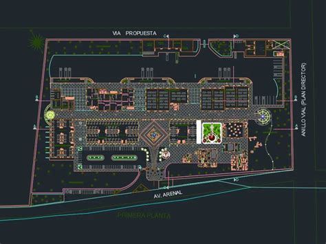 Piano Del Mercato Al Dettaglio Piano In Autocad Libreria Cad