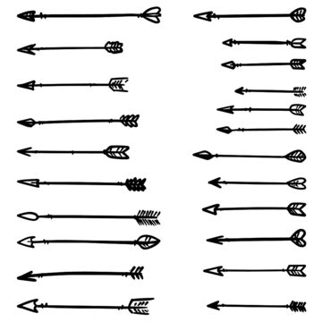 Bow Arrows Vector Design Images Traditional Bow And Arrow Ethnic Stuff