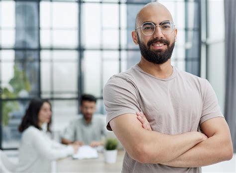 Premium Photo Portrait Of A Confident Mature Businessman Standing
