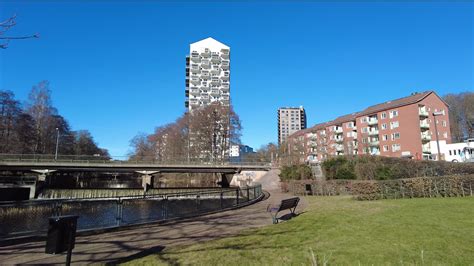 Sweden Borås short walk past the tallest building in the city and a