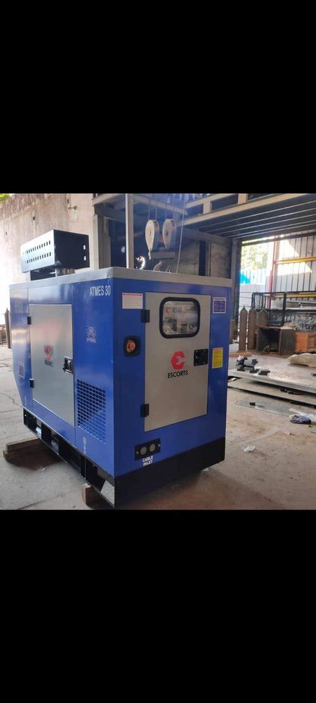 40 Kva Escort Silent Diesel Generator In Ahmedabad Excel Techno Power