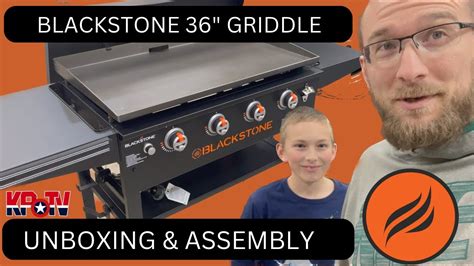 Blackstone 36 Griddle Unboxing And Assembly YouTube