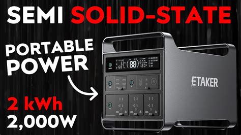 Semi Solid State Kwh Portable Power Station Etaker M Review