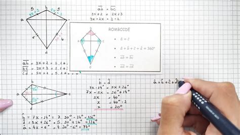 Romboide C Mo Calcular Los Lados Y Ngulos A Partir De Sus