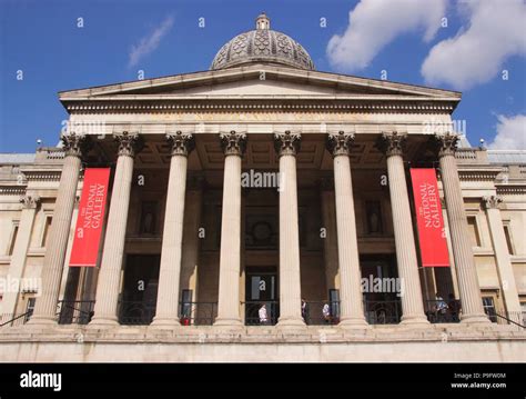 Facade of The National Gallery London Stock Photo - Alamy