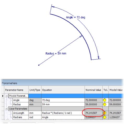 How To Measure Dimension And Specify Arc Length In Inventor Sketches