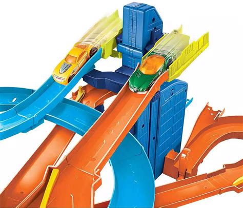 Hot Wheels City Auto Lift Expressway Exclusive Track Set Mattel Toys ToyWiz