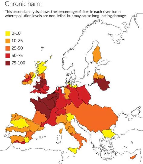 The most polluted rivers and streams in Europe | New Scientist