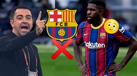 UMTITI à enfin pris la décision qui plaît aux dirigeants du BARÇA