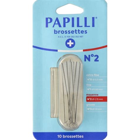 Papilli Brossette Brossette Interdentaire N 2 Moyenne Bt 10