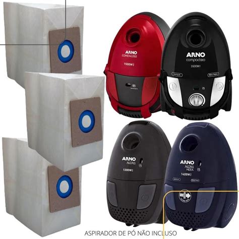 Saco Descartável Aspirador Arno Compacteo Nitro c 09 Refil Arno All