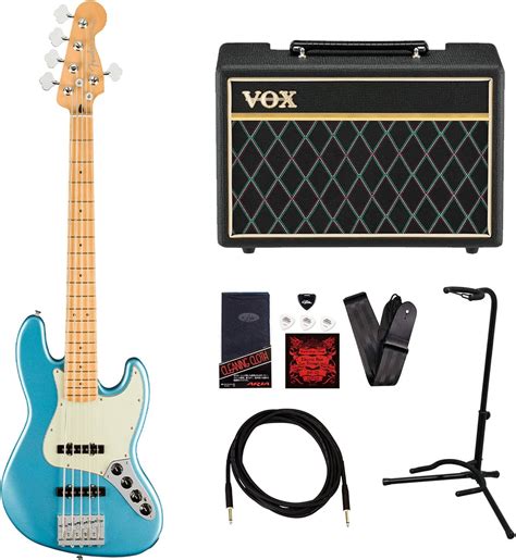 Amazon Fender Player Plus Jazz Bass V Maple Fingerboard Opal Spark フェンダー Voxアンプ付属5弦エレキベース初心者