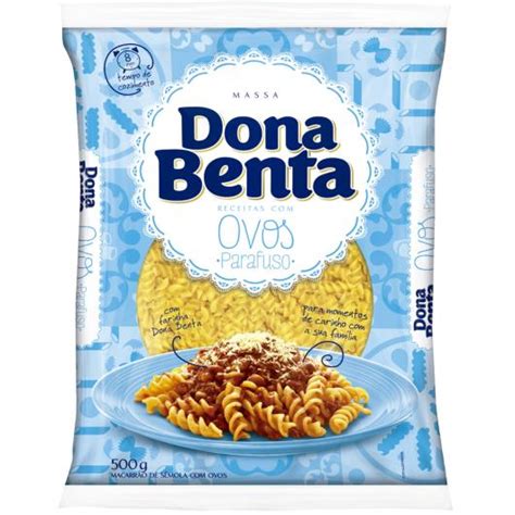 Macarrão c ovos parafuso Dona Benta 500g Sonda Supermercado Delivery