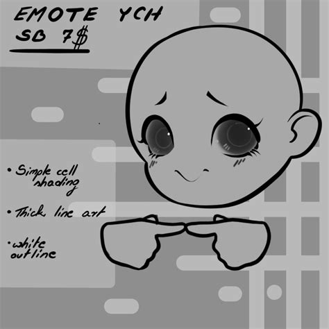 emote ych - YCH.Commishes