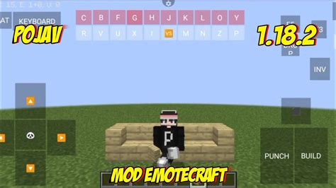 Review Mod Emotecraft Pojav Launcher Minecraft Indonesia Youtube