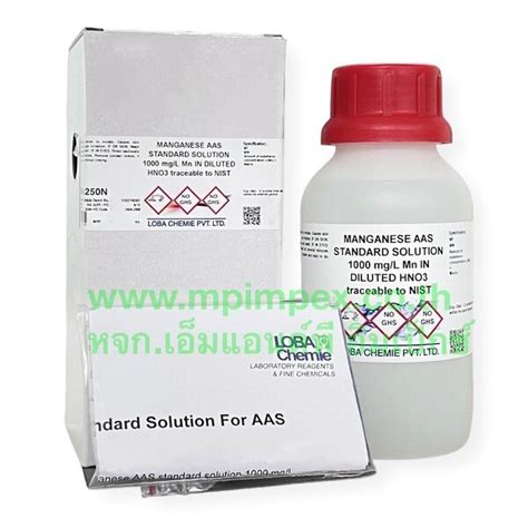 Loba Chemie MANGANESE Mn 1000 mg L 0 2 500 มล M P IMPEX