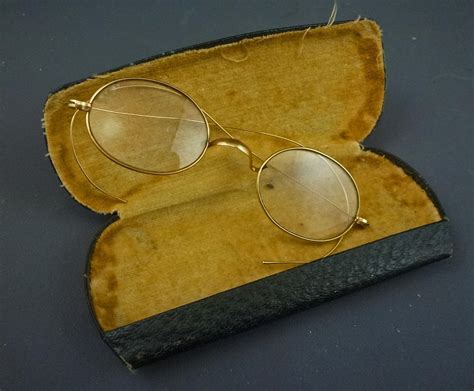 Antique Eyeglasses & Case, 14k -- Antique Price Guide Details Page