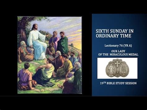 Th Our Lady Of Miraculous Medal Bible Study Session Youtube