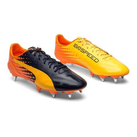 PUMA EvoSPEED 17 SL S SG Ultra Yellow Peacoat Orange Clownfish