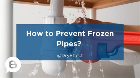 How To Prevent Frozen Pipes Tips To Save Thousands Dry Effect Restoration Of Cincinnati