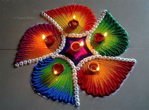 21 Small Rangoli Designs For Beginners To Try