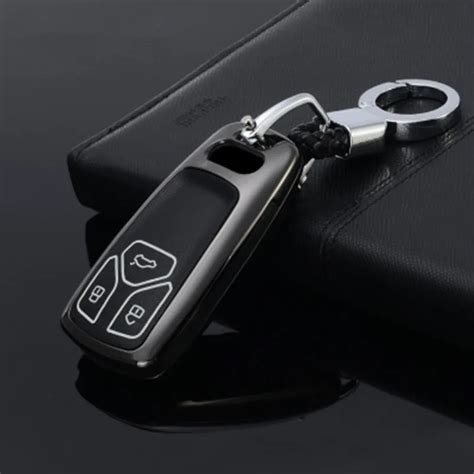 Luminous Leather Car Key Cover Case For Audi A5 Q7 S4 S5 A4 B9 Q7 A4l