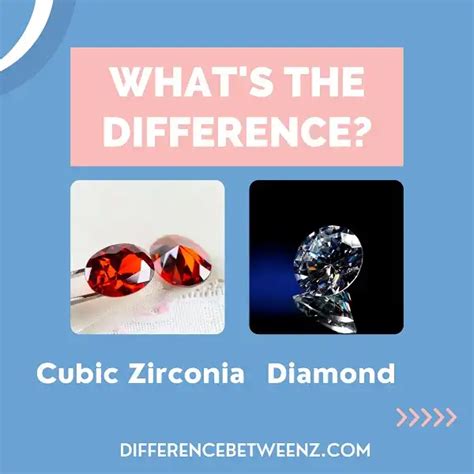 Difference Between Cubic Zirconia And Diamond Difference Betweenz