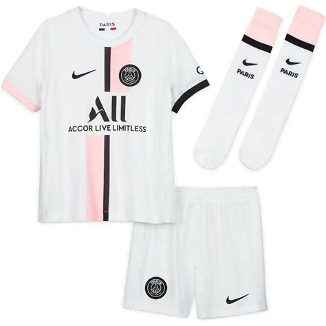 Paris Saint Germain Kids Away Kit 202122 Genuine Nike