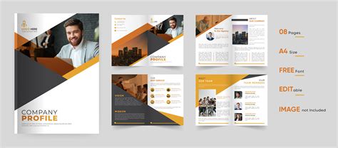 8 Page Professional Company Profile Design :: Behance