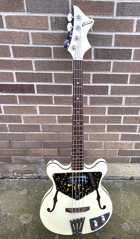 1960s Sekova Vulcan Hollow Body Bass Mij Reverb