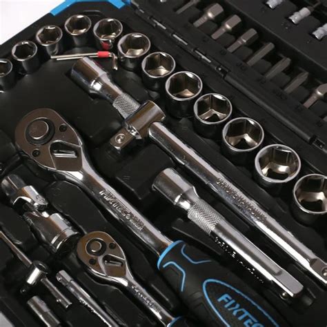 Fixtec Hand Tool Kit Pcs Socket Set Repairing General