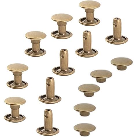 Lot De 300 Rivets Creux Pour Cuir Rivets En Cuir Rivets À Double