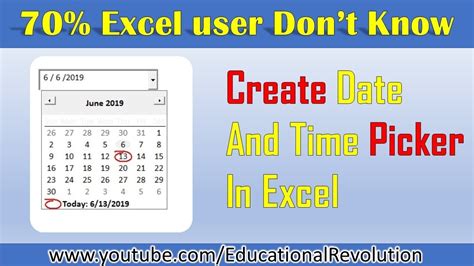 Microsoft Date And Time Picker Excel Satroom